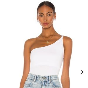 Lovers + Friends Twisted One Shoulder Tank